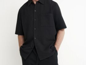 Шорты из пике, Черный