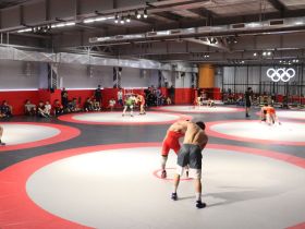 Борцы сборной Якутии провели открытую тренировку перед турниром Коркина