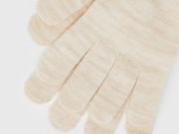 Перчатки для девочек, Бежевый