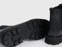 Ботинки челси из натуральной кожи, Черный