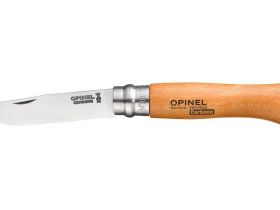 Нож складной Opinel №8 VRN Carbon Tradition, сталь AFNOR XC90 Carbon Steel, рукоять бук, 113080