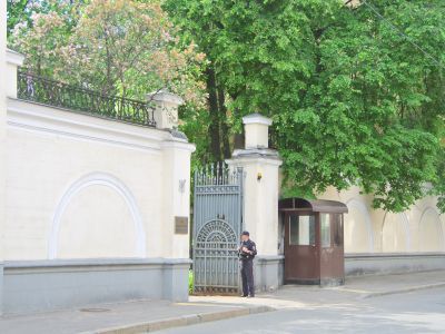 Ограда с воротами, 1909 г., 1950-е гг.