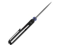 Складной нож Kizer Quoll, сталь S45VN, рукоять Titanium&Titanium Damascus