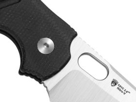 Складной нож Kizer C01C 2.9 BS, сталь Nitro-V, рукоять микарта, черный