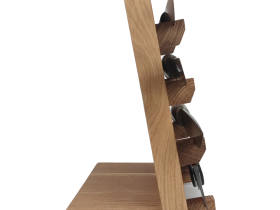 Подставка для коллекции из 4-х ножей Woodinhome HKS0204ON, дуб, бежевый