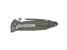 Складной нож Microtech Socom Elite Tanto 161-1MG-C21Z13, сталь M390, рукоять алюминий, цвет Moss Green