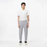 Мужские брюки Lacoste для спорта из меланжевой смеси хлопка
