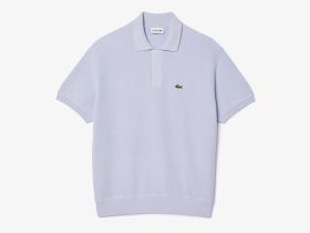 Мужское трикотажное поло Lacoste из органического хлопка