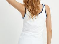 Майка с контрастной отделкой из капсулы ретро