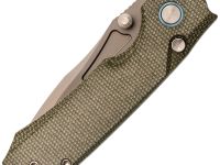 Складной нож Remette Rhino, сталь Sandvik 14C28N, рукоять микарта, зеленый