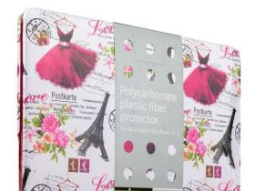 Чехол-накладка BTA-Workshop для Apple MacBook 12 открытка вид 2 красный рисунок