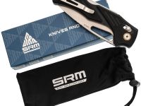 Складной нож SRM Mirage 239X-GB сталь 14C28N, рукоять G10, черный