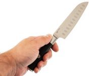 Кухонный нож сантоку Tuotown, сталь 1.4116, 13 см