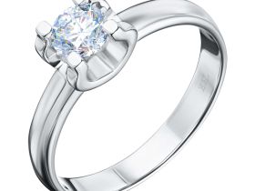 Кольцо из белого золота э4012кц06200855