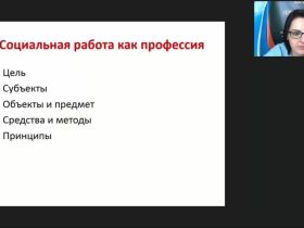 Международный вебинар "Сущность социальной работы: предмет, объекты, субъекты, основные принципы"