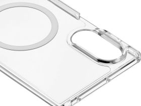 Чехол uBear Real Mag для Galaxy Z Fold8 MagSafe прозрачный