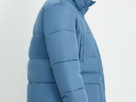 Полупальто утепленное с воротником-стойкой