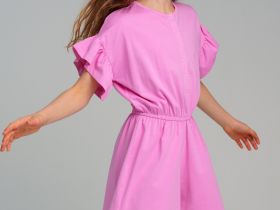 Комбинезон трикотажный для девочек