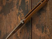 Складной нож CJRB Feldspar, сталь D2, Brown G10