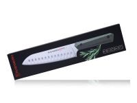 Кухонный нож Сантоку Hatamoto Edge 175 мм, сталь VG-10, рукоять GFN