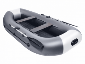 Гребная лодка ПВХ ТАЙМЕНЬ V-290 НД графит-серый