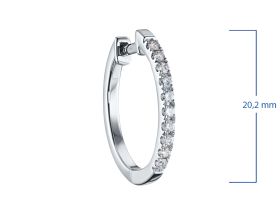 Серьги из серебра э0612сг12150600_white
