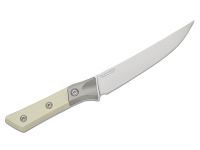 Нож кухонный обвалочный Microtech Kitchen Boning, сталь M390MK, рукоять G10, белый