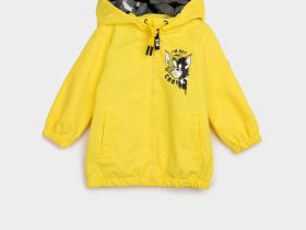 Куртка детская текстильная с полиуретановым покрытием для мальчиков (ветровка)