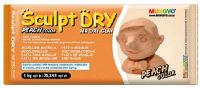 Глина для моделирования Mungyo "Sculpt Dry" 1000 г персиковая
