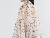 Блузка из лиоцелла с бантом-завязкой, Белый