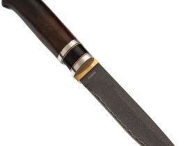 Охотничий нож Витязь Вепрь, сталь ламинат, рукоять древесина акации