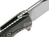 Нож складной LionSteel ROK G, сталь Bhler M390 Satin Finish, рукоять титан, серый цвет