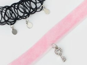 Чокер с подвеской для девочек, 2 шт., Мультицвет