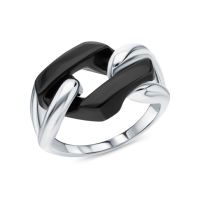 Серебряное кольцо с керамикой
