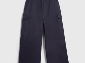 Брюки-парашюты для девочек, Серый