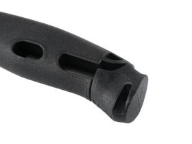 Нож с фиксированным лезвием Morakniv Companion Spark Black, сталь Sandvik 12C27, рукоять резина/пластик