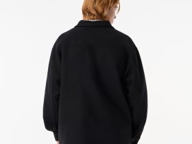 Мужская куртка Lacoste из смеси с овечьей шерстью