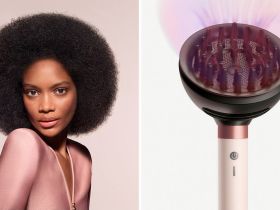 Фен-стайлер Dyson Airwrap Co-anda 2x HS09 (Amber Silk) with Diffuser