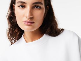Женская спортивная толстовка Lacoste оверсайз
