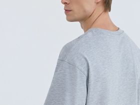 Базовая футболка из джерси, Серый