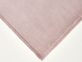 Плед Supersoft, серо-розовый
