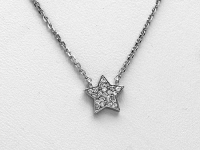 Колье из белого золота с бриллиантами э0901кл04153400