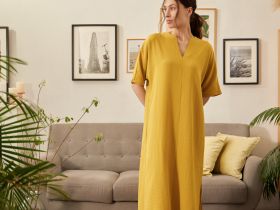 Платье Respiro, горчица