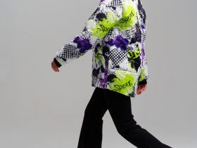 Куртка текстильная с полиуретановым покрытием для девочек