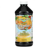 Dynamic Health Laboratories, Жидкий витамин С, натуральные ароматизаторы со вкусом цитрусовых, 1000 мг, 473 мл (16 жидк. унций)