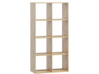 Стеллаж Кейн 1-75x149 Дуб Золотистый