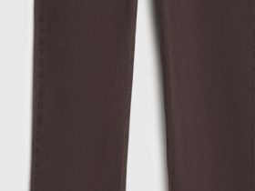 Прямые джинсы со средней посадкой, Коричневый