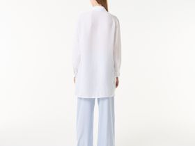 Женская лёгкая рубашка Lacoste из льна