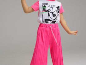 Брюки трикотажные для девочки (кюлоты)