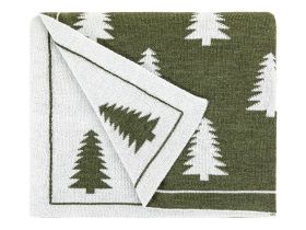 Плед Abete rosso, зеленый